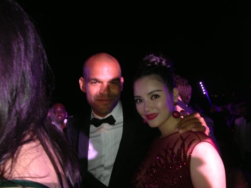 Ly Nha Ky and the actor of â€œEscape Planâ€ movie Amaury Nolasco in a ...