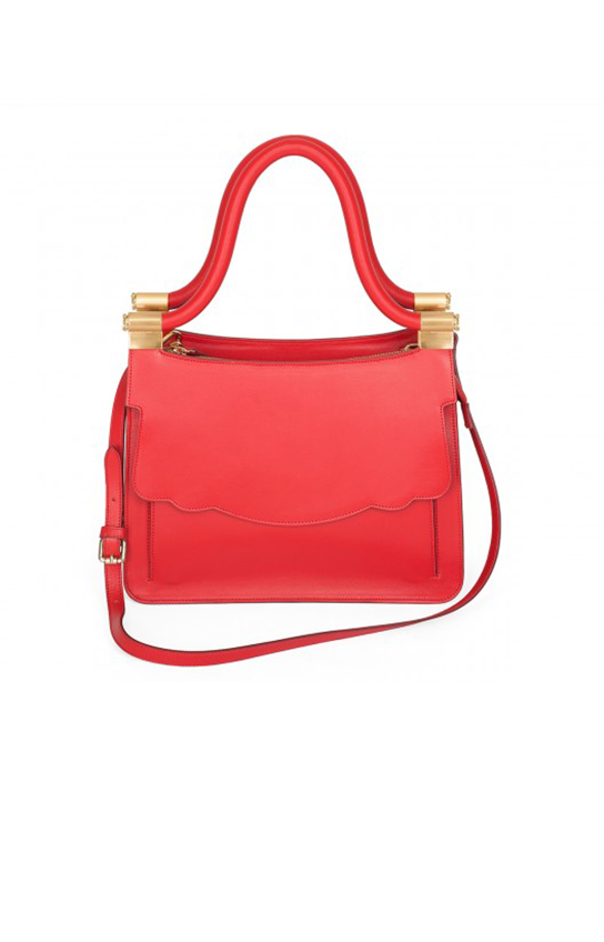 Thale Blanc <br>Spring 2017<br>audrey tote mini coral front